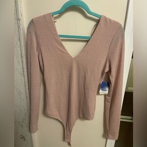 Abound Blush V-Neck Bodysuit
